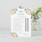 新郎新婦ブライトカクテルブライダルゲーム エンクロージャーカード (スタンド正面)