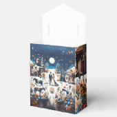 新郎新婦ブルーウェスタン結婚パタン フェイバーボックス (オープン)