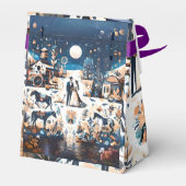 新郎新婦ブルーウェスタン結婚パタン フェイバーボックス (裏面サイド)