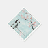 新郎新婦ブルーテーマ結婚ズ スタンダードカクテルナプキン (角)