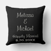 新郎新婦ホワイトアジランゲアリバーシブル クッション (裏面)