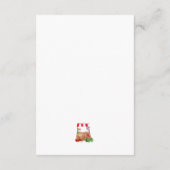 新郎新婦マーケットブライダルシャワーアドバイス エンクロージャーカード (裏面)