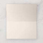 新郎新婦モダン赤面ピンク結婚ズ プレイスカード (内部開封)