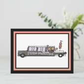 新郎新婦リモ駆け落ち告知 案内状 (スタンド正面)