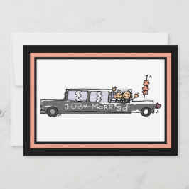 新郎新婦リモ駆け落ち告知 案内状