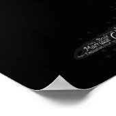 新郎新婦ワードアート ポスター (角)