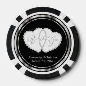 新郎新婦写真テンプレート ポーカーチップ (裏面)