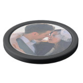 新郎新婦写真テンプレート ポーカーチップ (トップ)