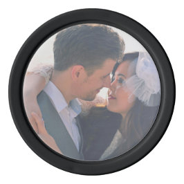 新郎新婦写真テンプレート ポーカーチップ