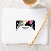 新郎新婦差出人住所ラベル ラベル (インサイチュ)