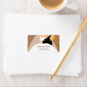 新郎新婦差出人住所ラベル ラベル (インサイチュ)