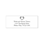 新郎新婦差出人住所 ラバースタンプ (押印)