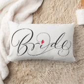 新郎新婦白黒 – 二つは一結婚- ランバークッション (ブランケット)