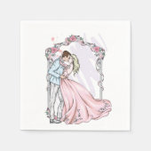 新郎新婦紙ナプキンス スタンダードカクテルナプキン (正面)