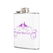 新郎新婦結婚が運命を自分に合わせる フラスク (左)