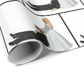 新郎新婦結婚とのユーモア ラッピングペーパー (ロールコーナー)