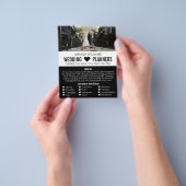 新郎新婦結婚のイベントプランナー広告 チラシ (手)