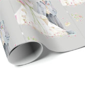 新郎新婦結婚の ラッピングペーパー (ロールコーナー)