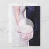 新郎新婦結婚の 招待状 (裏面)