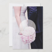 新郎新婦結婚の 招待状 (裏面)