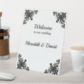 新郎新婦結婚へようこそ 台座サイン (インサイチュ)