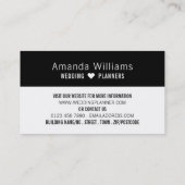 新郎新婦結婚イベントプランナー 名刺 (裏面)