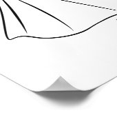 「新郎新婦結婚初のダンスラインアート ポスター (角)