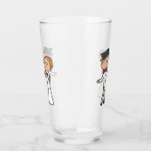 新郎新婦結婚式の日 タンブラーグラス (右)