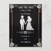 新郎新婦結婚式招待状 ポストカード (正面)