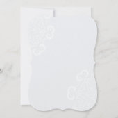 新郎新婦結婚式招待状 招待状 (裏面)