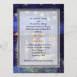 新郎新婦結婚式招待状 招待状