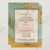 新郎新婦結婚式招待状 招待状 (正面/裏面)