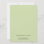 新郎新婦結婚式招待状 招待状 (裏面)