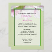 新郎新婦結婚式招待状 招待状 (正面/裏面)