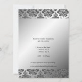 新郎新婦結婚式招待状 招待状 (裏面)