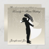 新郎新婦結婚式招待状 招待状 (正面/裏面)