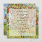 新郎新婦結婚式招待状 招待状 (正面/裏面)