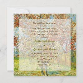 新郎新婦結婚式招待状 招待状