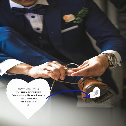 新郎新婦結婚引用文用の靴シンプル ハートシール