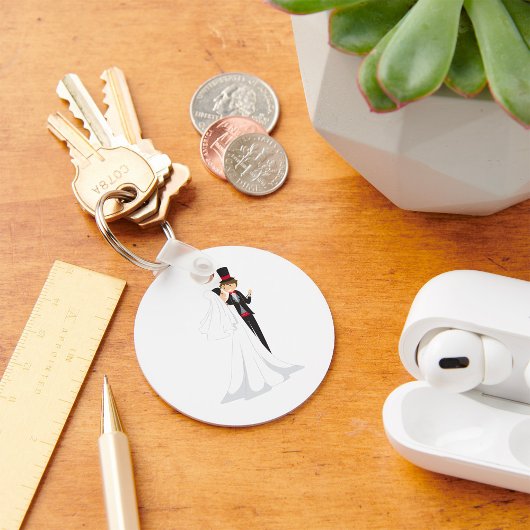 新郎新婦踊り キーホルダー