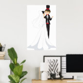 新郎新婦踊り ポスター (ホームオフィス)