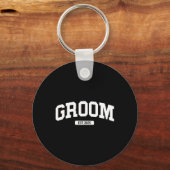 新郎新婦2025たった今結婚しましたカップル婚約W キーホルダー (正面)