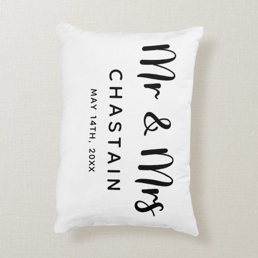 新郎新婦 アクセントクッション (裏面(縦))