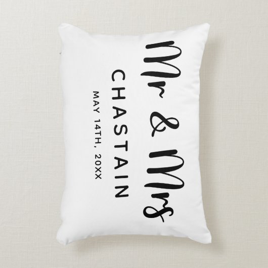 新郎新婦 アクセントクッション (正面(垂直))