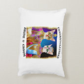 新郎新婦 アクセントクッション (裏面(縦))