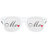 新郎新婦 カップル 結婚式 パーティー サングラス (正面)