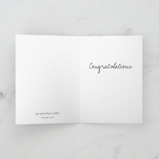 新郎新婦 カード (内部)