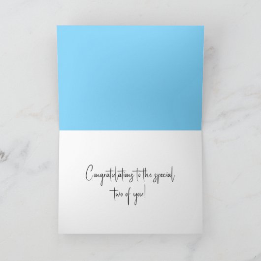 新郎新婦 カード (内部)