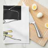 新郎新婦 キッチンタオル (四つ折り)