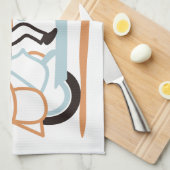 新郎新婦 キッチンタオル (四つ折り)